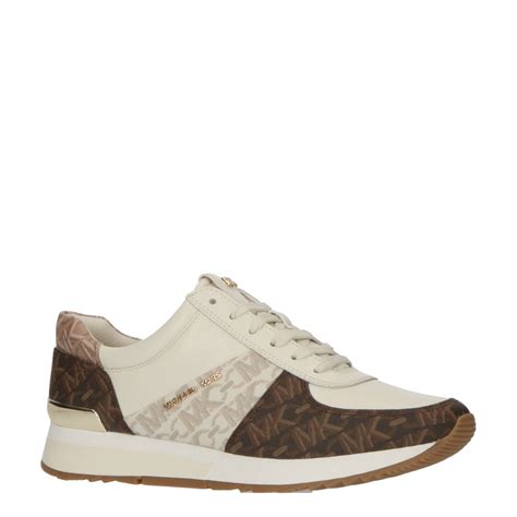 allie sneaker michael kors bruin|Amazon.com: Michael Kors Allie Trainer Sneakers.